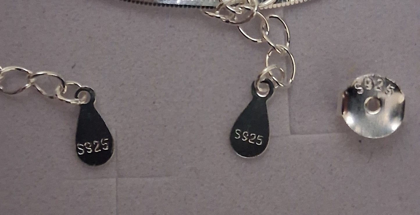 S925 Sterling Silver Bow Necklace - Elegant Statement Piece