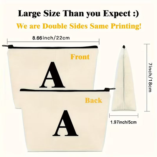 Black Teen Girl Empowerment Makeup Bag - Medium