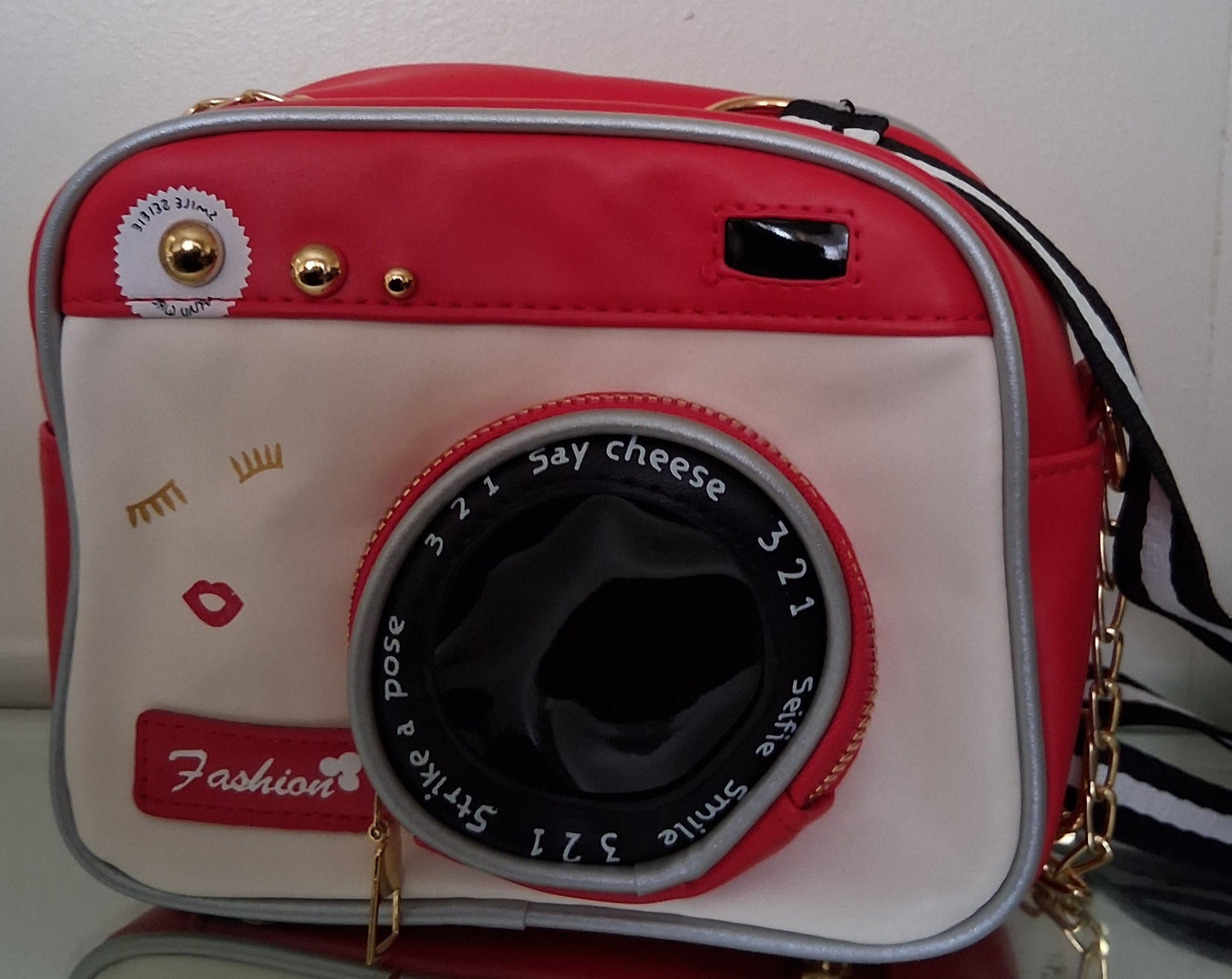 Novelty Camera Crossbody Bag - Fun Fashion Accessory