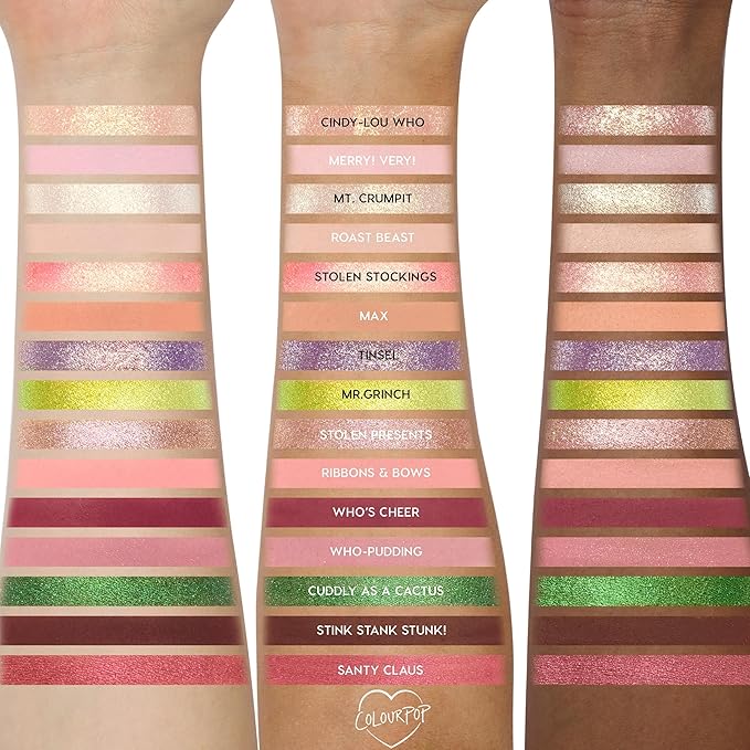 2025 Limited Edition "The Grinch Who Stole Christmas" 15-Pan Eyeshadow Palette