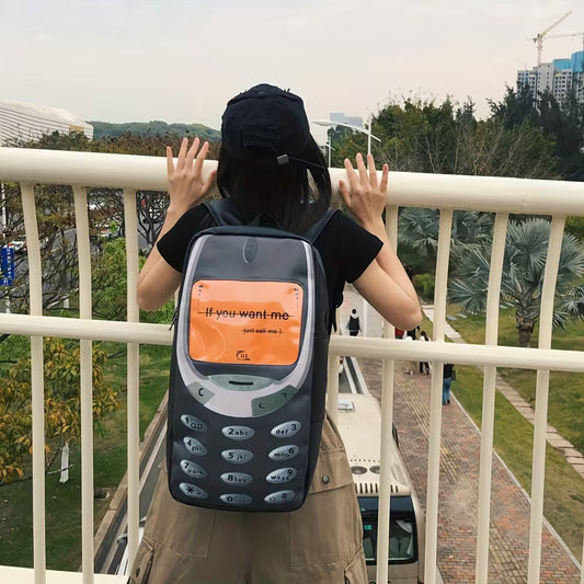 Retro Cell Phone Backpack