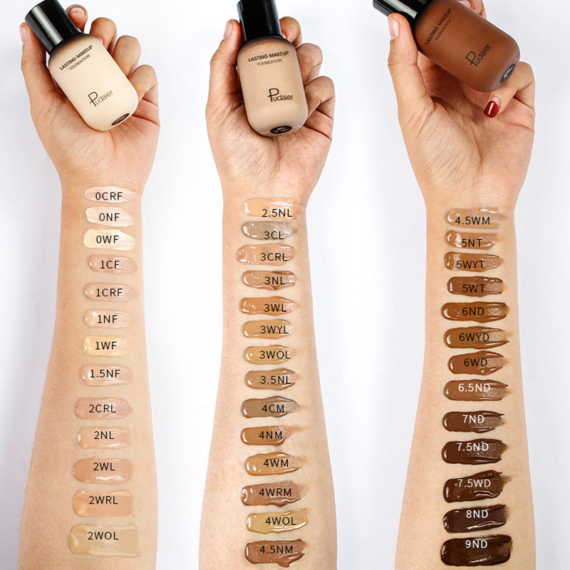 Pudaier PRO LONGWEAR Face & Body Foundation - Full Coverage with Inclusive Shade Range
