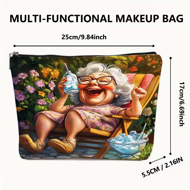 Happy Granny Makeup Bag - Medium