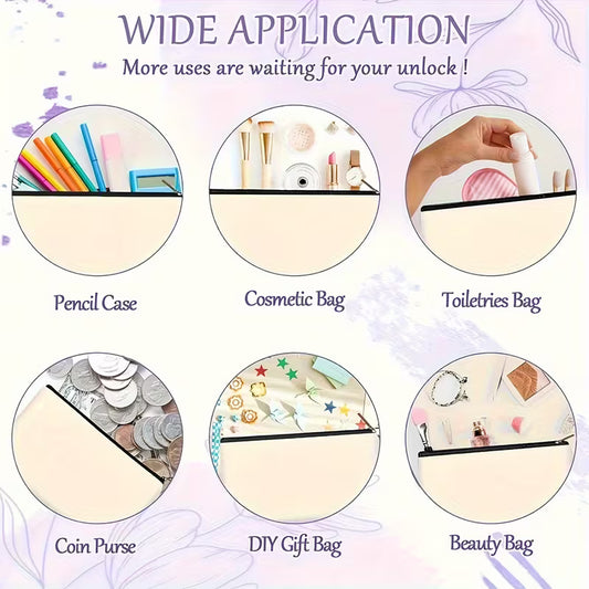 Pink High Heel & Martini Glam Makeup Bag - Medium