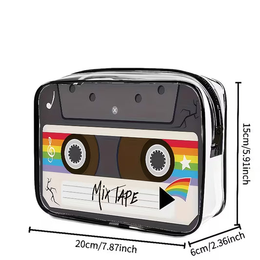 TSA-Approved Retro Mixtape Travel Bag