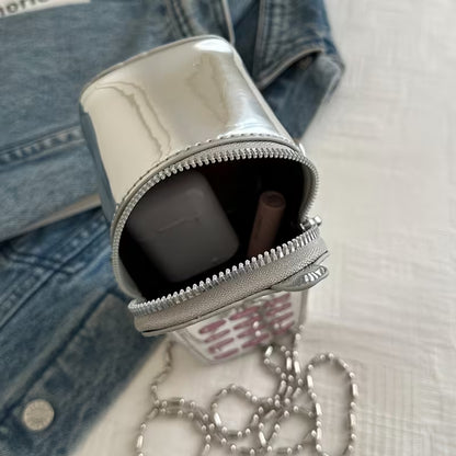 Retro Cell Phone Mini Crossbody Bag