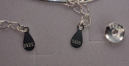 S925 Sterling Silver Bow Necklace - Elegant Statement Piece