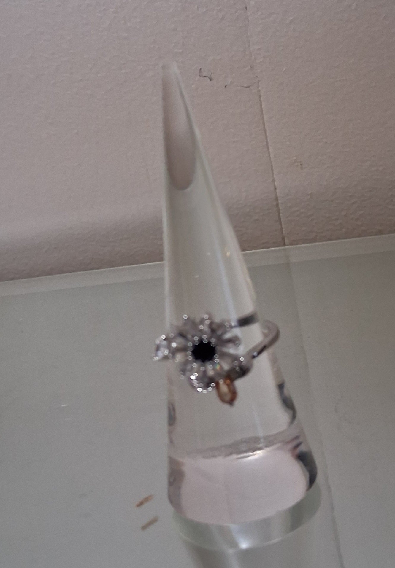 Bee & Flower Anxiety Ring - Dainty Adjustable Spinner Ring