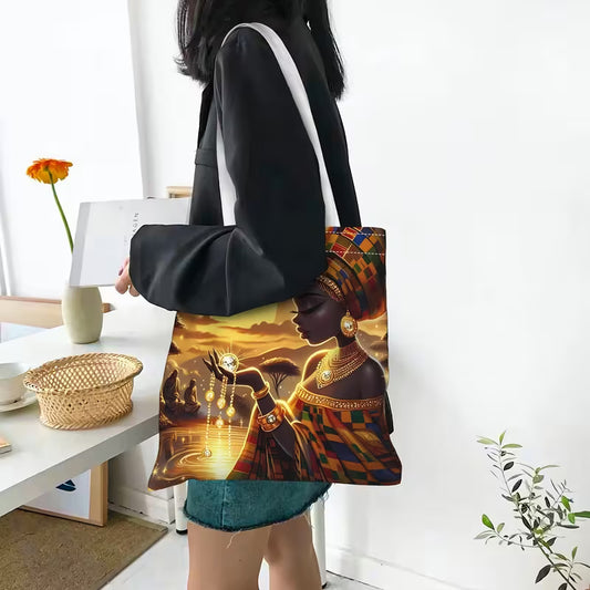 Sunset Woman Tote