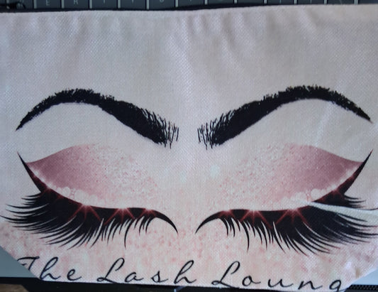 "The Lash Lounge" Makeup Bag - Large