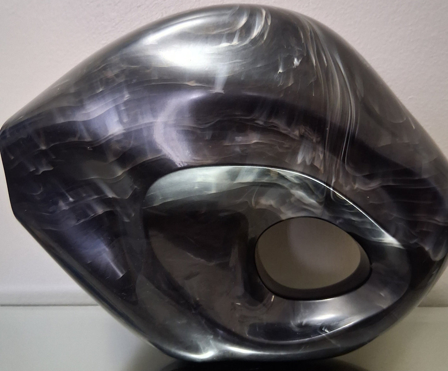 Acrylic Marble Evening Clutch with Statement Handle