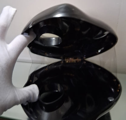 Acrylic Marble Evening Clutch with Statement Handle