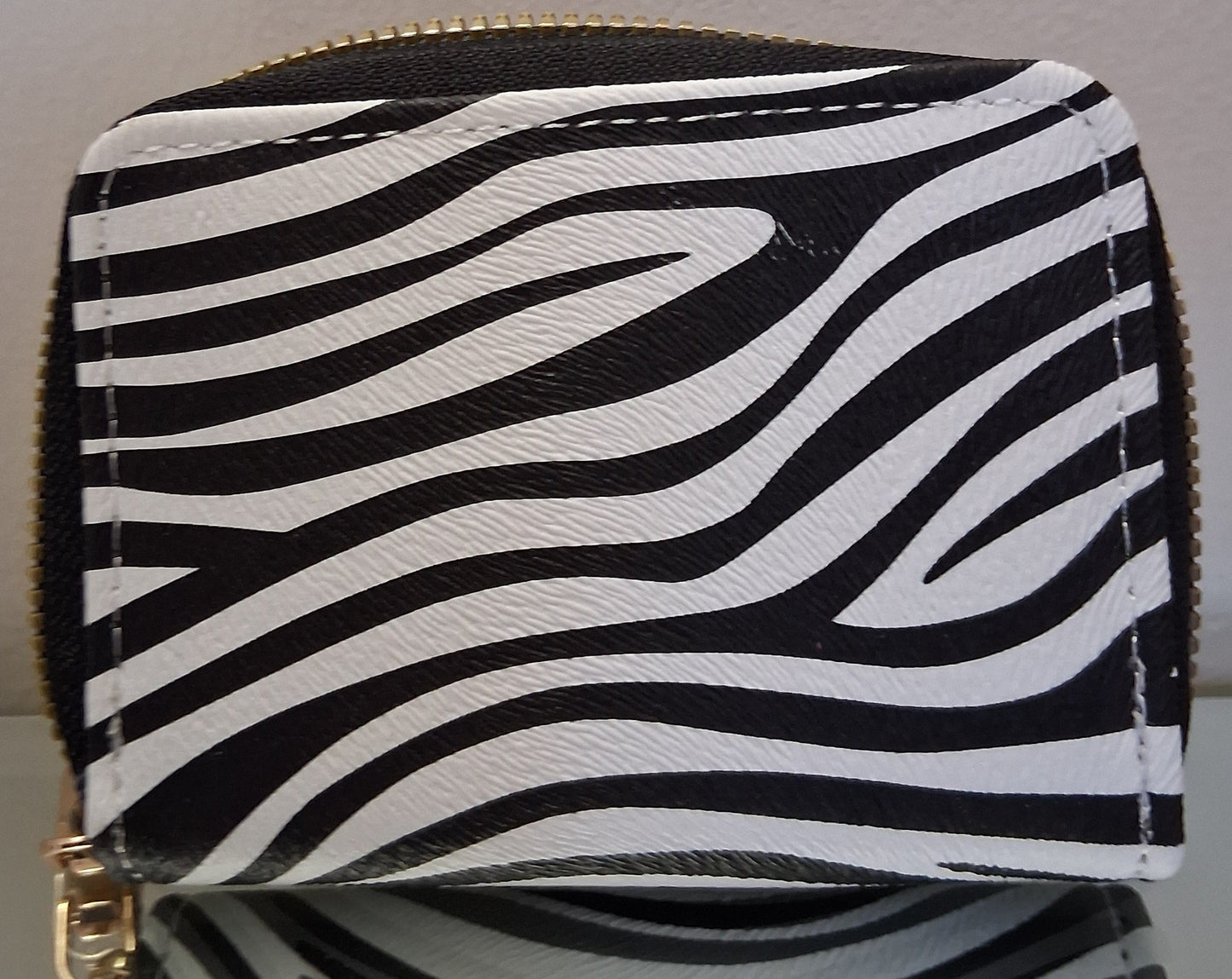 Mini Zebra Print Wallet