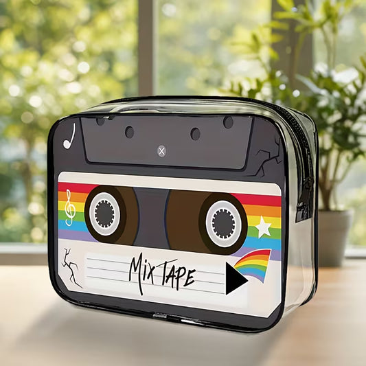 TSA-Approved Retro Mixtape Travel Bag