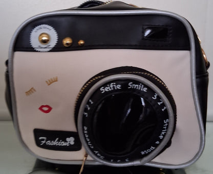 Novelty Camera Crossbody Bag - Fun Fashion Accessory