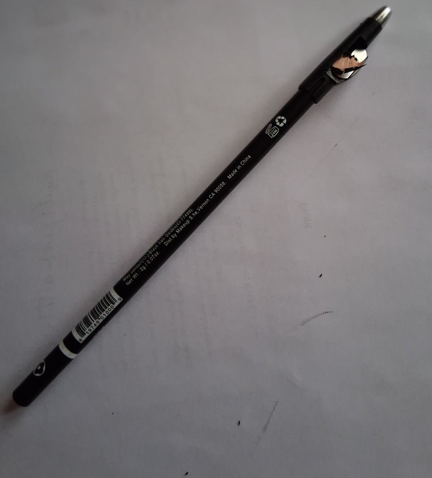 S.he Waterproof Wooden Eye and Lip Pencil with Built-in Sharpener