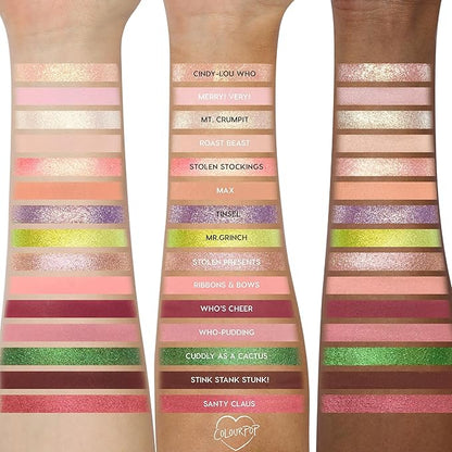 2025 Limited Edition "The Grinch Who Stole Christmas" 15-Pan Eyeshadow Palette