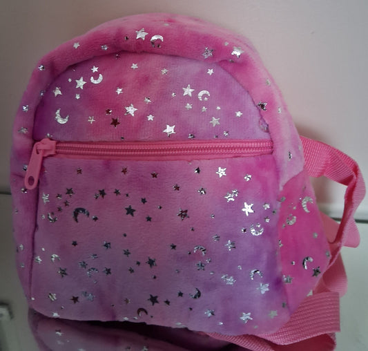 Velveteen & Quilted Tot Backpacks - Moons & Stars OR Unicorns